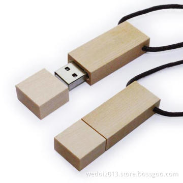 Popular Bamboo USB with Lanyard (WY-W24)